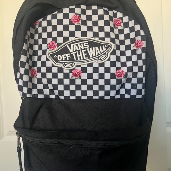 VANS Off the Wall Black White Checkered Backpack - Picture 10 of 10
